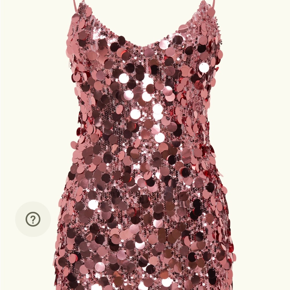 Meshki Pink Sequin Mini Dress
